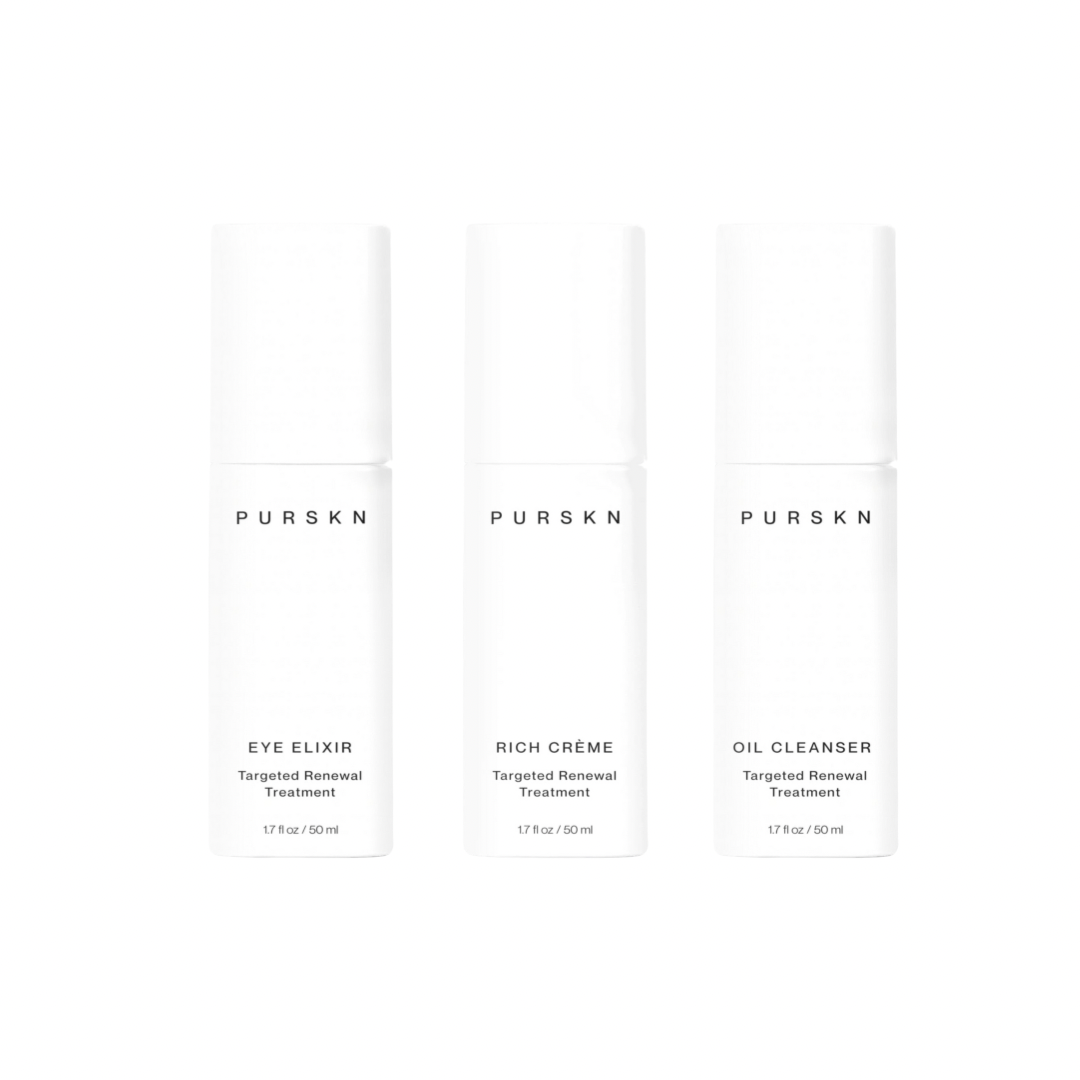 EYE ELIXIR + OIL CLEANSER + RICH CREME